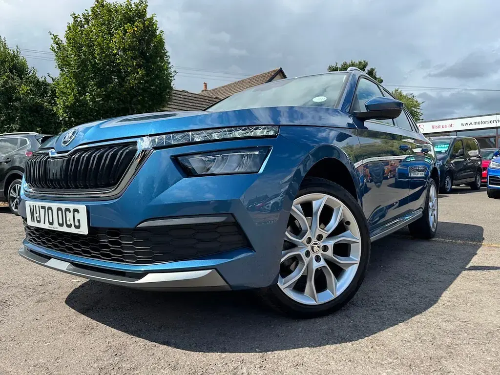 Used Skoda Kamiq SE L 150 HP (110 kW) 2020 Blue SUV