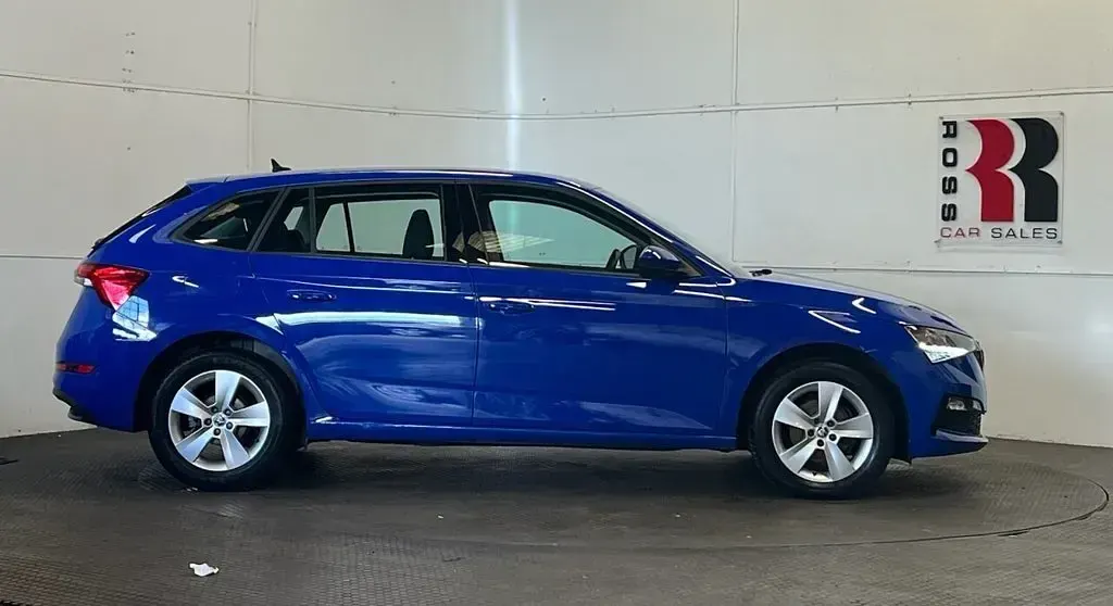 Used Skoda Scala SE 150 HP (110 kW) 2022 Blue Hatchback