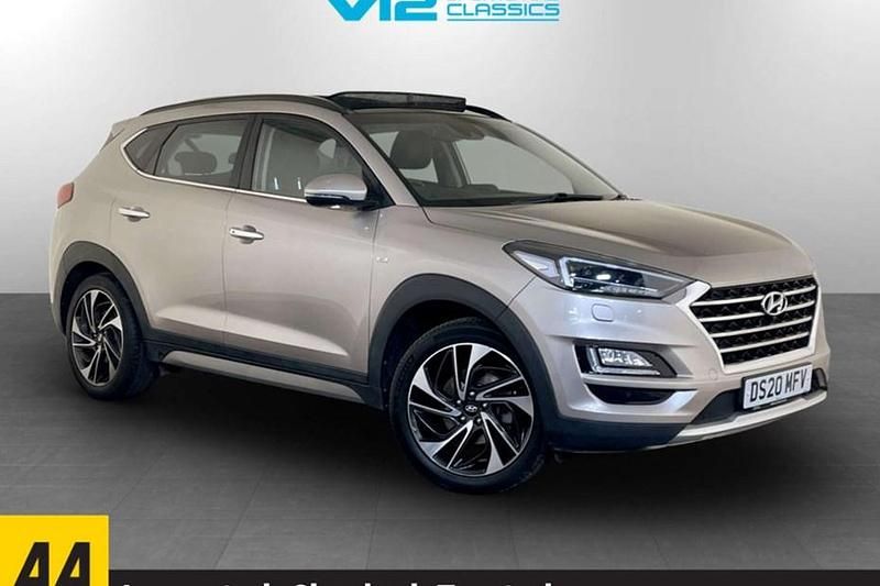 Used Hyundai Tucson Premium SE 136 HP (100 kW) 2020 Beige SUV