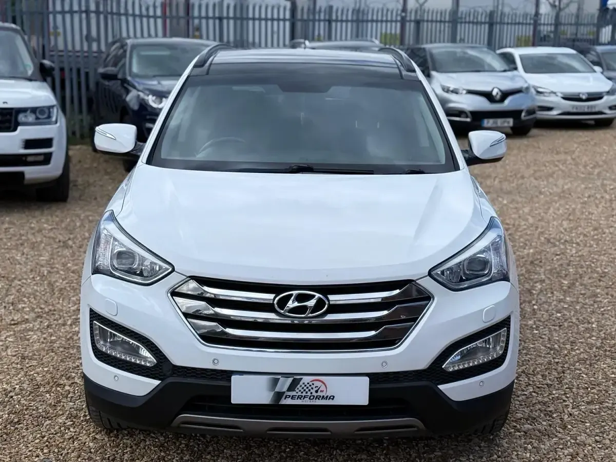 Used Hyundai Santa Fe Premium SE 2014 White SUV