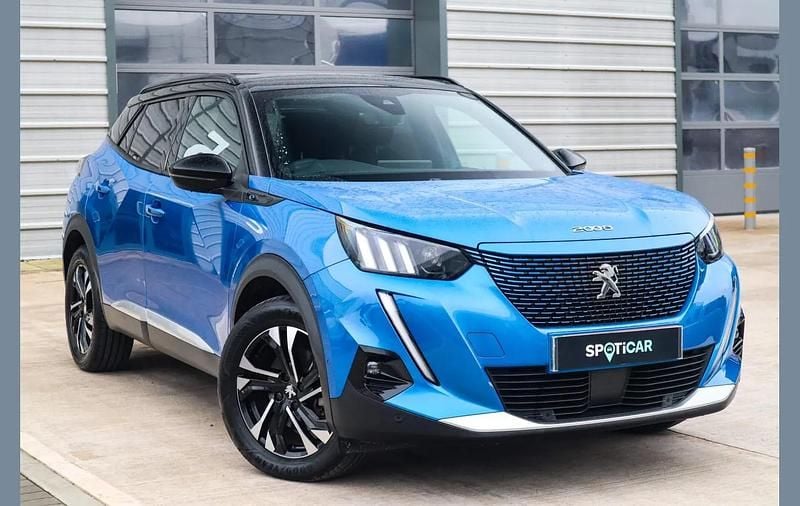 Used Peugeot e-2008 GT 100 kW (136 HP) 2022 Blue SUV