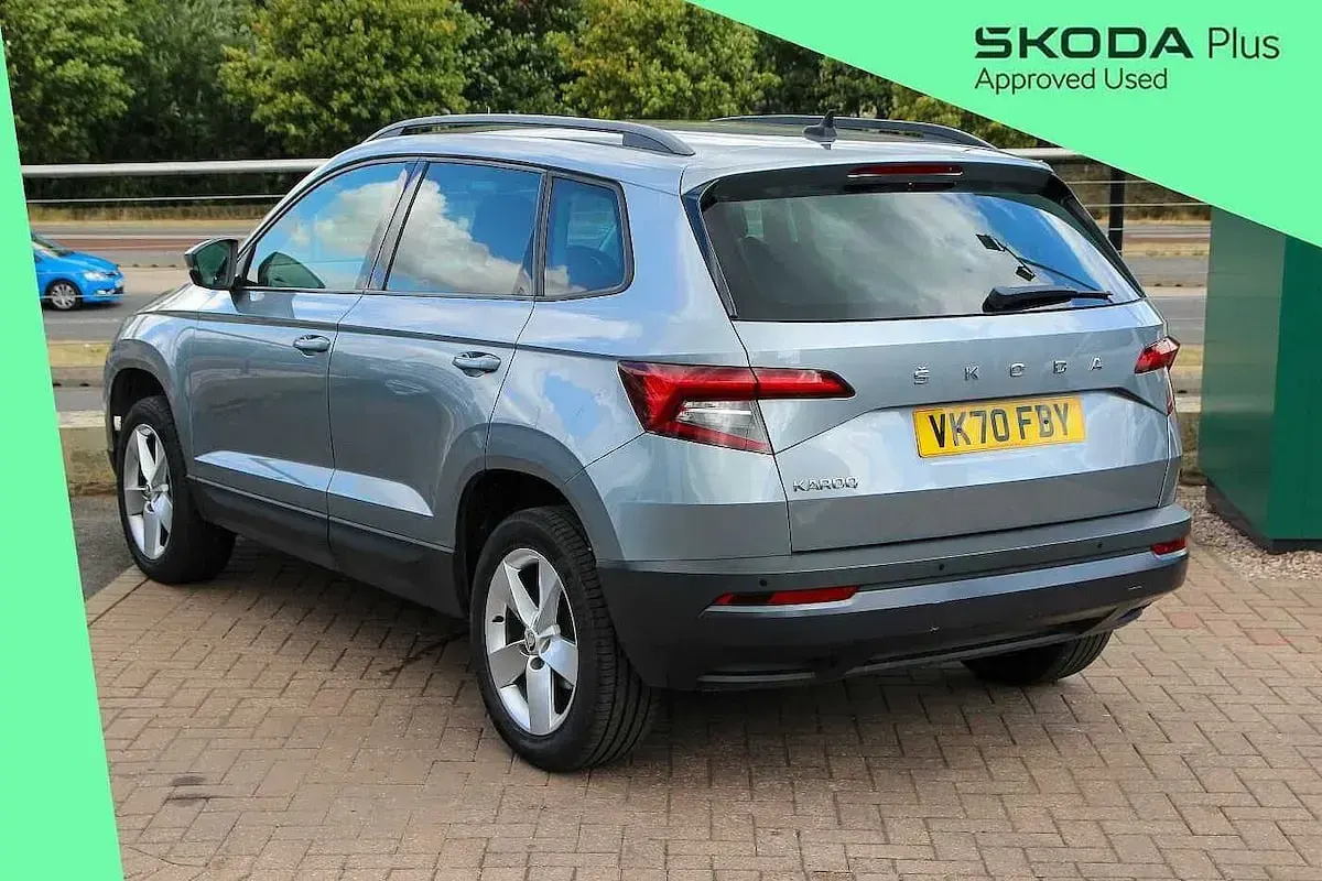 Used Skoda Karoq SE 113 HP (83 kW) 2020 Business grey metallic SUV
