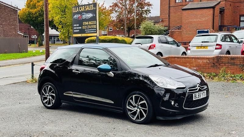 Black Used 2015 DS Automobiles DS3 Hatchback | £2,750 (Good price) - Image 1/3