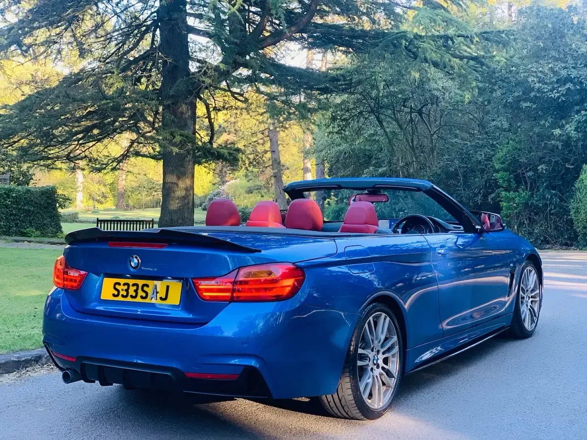 Used BMW 420 Cabriolet M Sport 2015 Blue Cabriolet