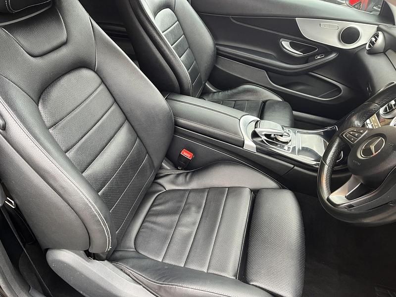 Begagnad Mercedes C220 2016 Svart Sportkupé