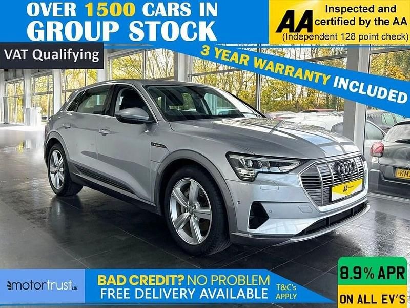 Silver Used 2020 Audi e-tron Advanced SUV | £20,295 (Good price) - Image 1/2