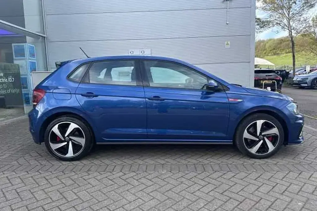 Used VW Polo GTI 207 HP (152 kW) 2021 Blue Hatchback