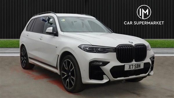 White Used 2019 BMW X7 M Sport SUV | £47,985 (Fair price) - Image 1/1