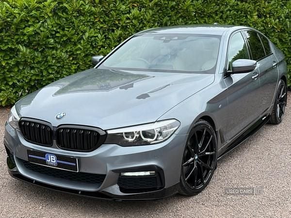 Blue Used 2017 BMW 520 M Sport Sedan | £15,995 (Fair price) - Image 1/4