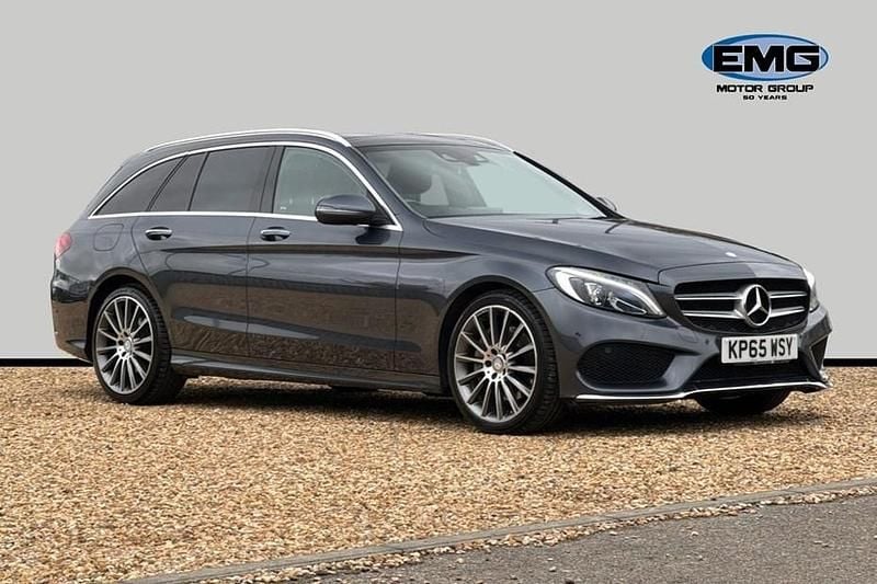 Grey Used 2015 Mercedes C250 AMG Line Premium Plus Estate | £12,890 (Fair price) - Image 1/1