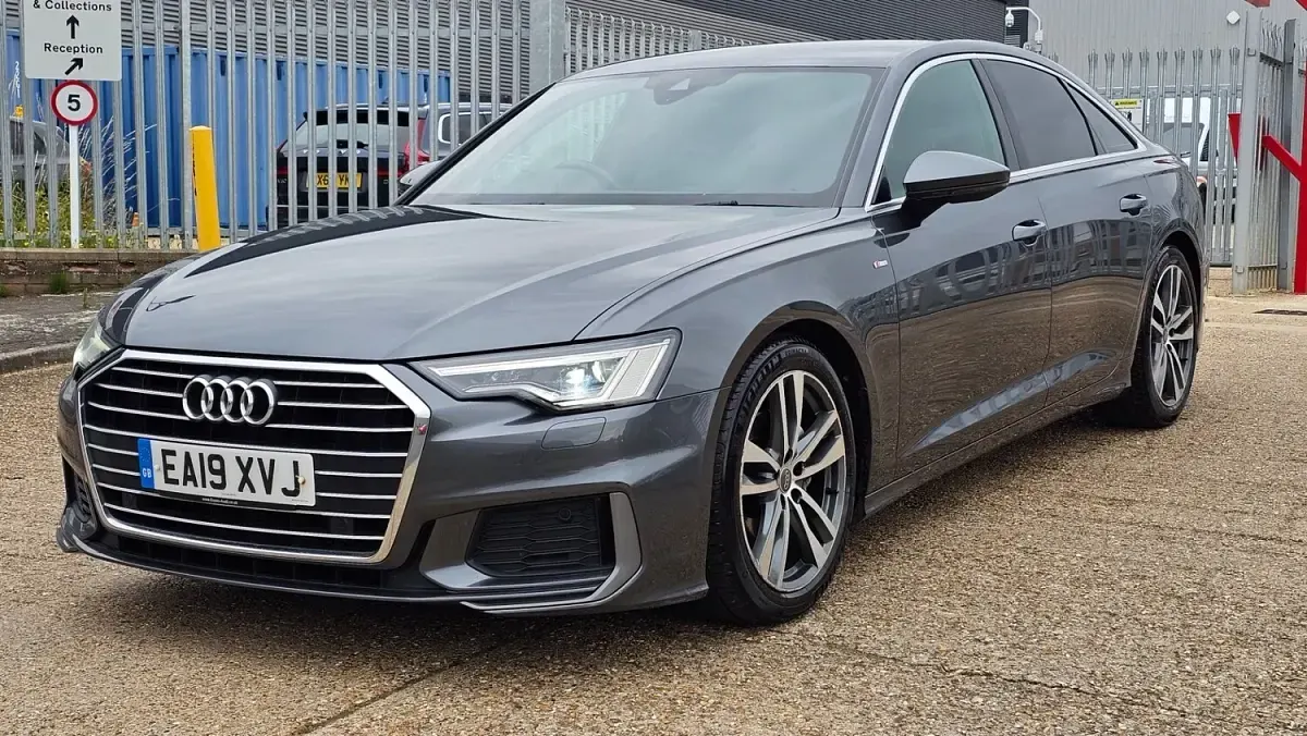 Used Audi A6 S-Line 204 HP (150 kW) 2019 Grey Sedan