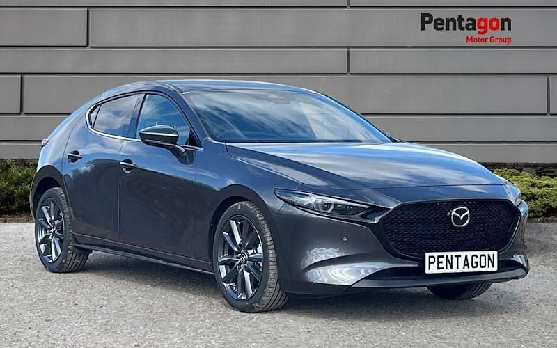 Grey New 2025 Mazda 3 Exclusive-Line Hatchback | £23,950 (Fair price) - Image 1/4