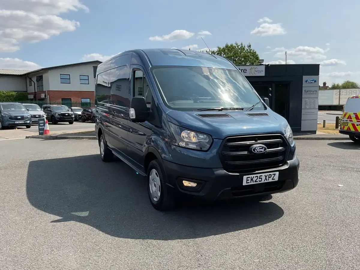 Used Ford Transit Trend 130 HP (95 kW) 2025 Blue Van