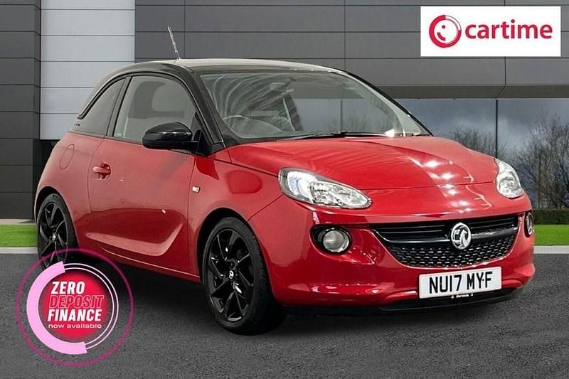 Used Vauxhall Adam S 70 HP (51 kW) 2017 Red Hatchback