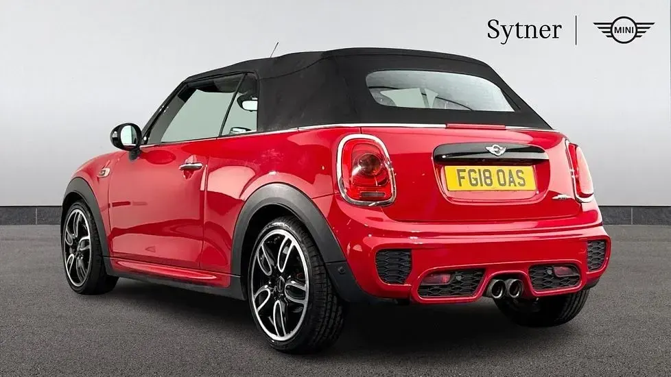 Used Mini John Cooper Works Cabriolet 228 HP (167 kW) 2018 Red Cabriolet