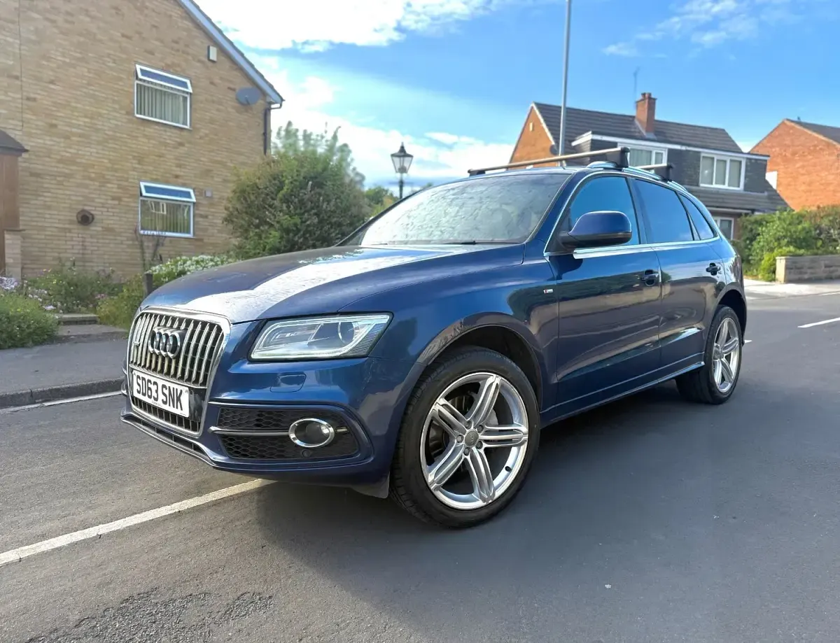 Used Audi Q5 S-line plus 190 HP (139 kW) 2013 Blue SUV