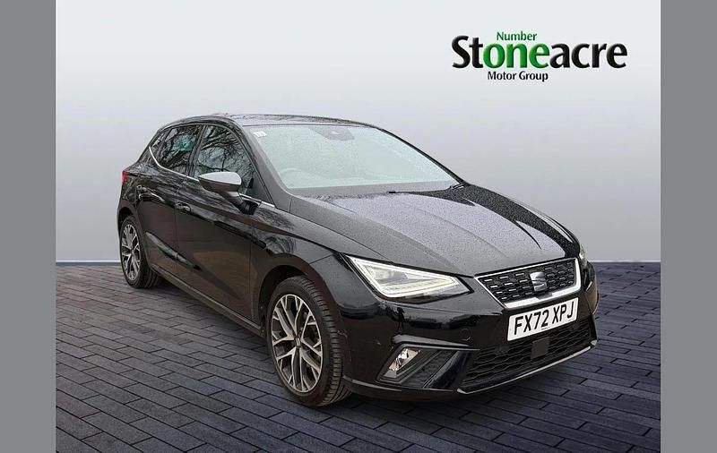 Used Seat Ibiza XCELLENCE Lux 110 HP (80 kW) 2022 Black Hatchback