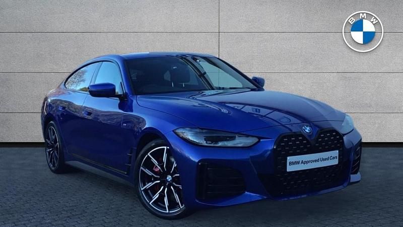 Blue Used 2022 BMW 420 Gran Coupé M Sport Coupe | £30,995 (Fair price) - Image 1/4