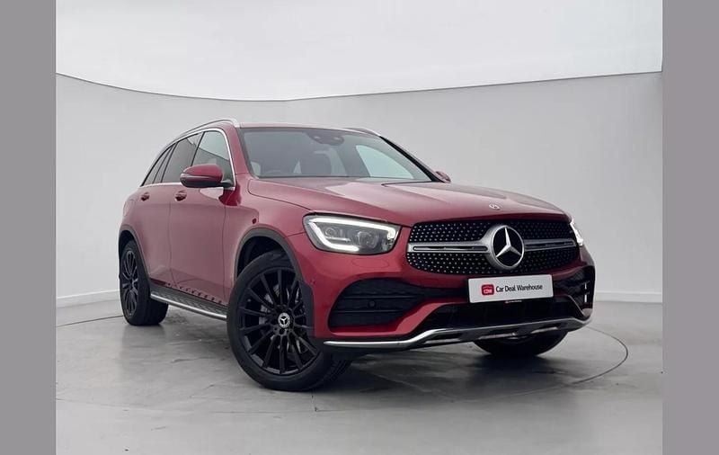 Red Used 2020 Mercedes GLC300 AMG Line Premium SUV | £24,699 (Good price) - Image 1/4
