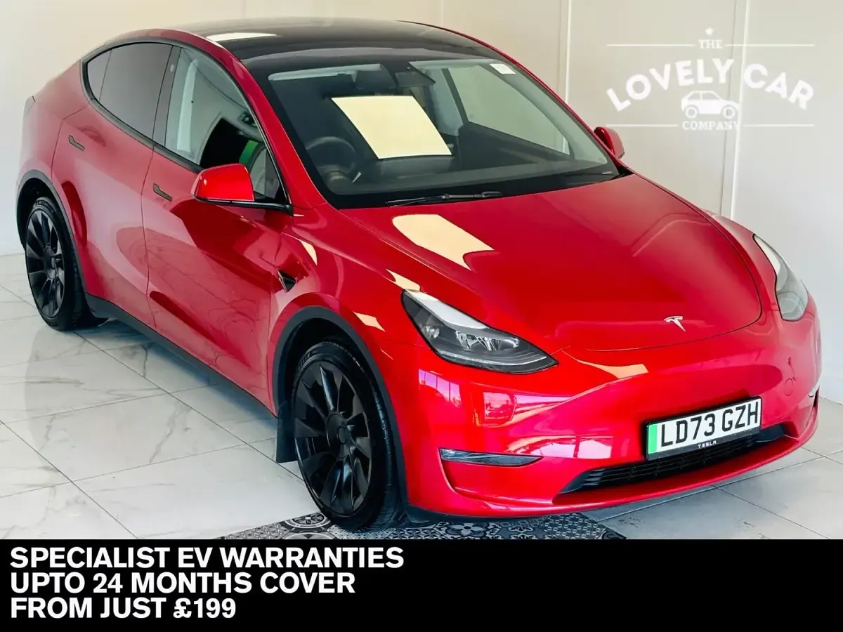 Used Tesla Model Y Long Range AWD 378 kW (514 HP) 2023 Red SUV