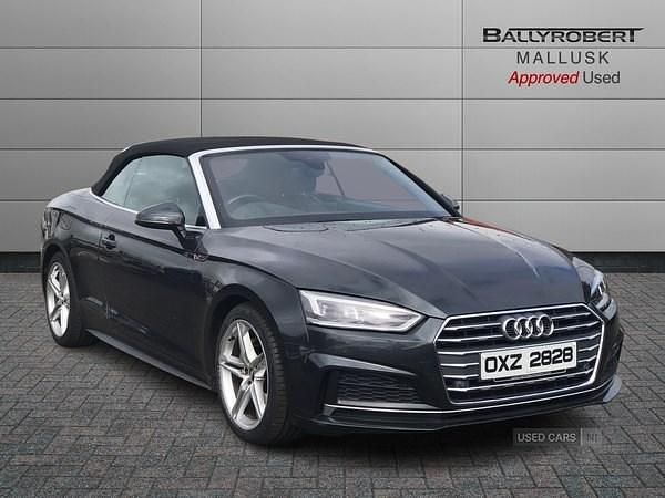 Grey Used 2017 Audi A5 Cabriolet S-Line Cabriolet | £13,195 (Fair price) - Image 1/4
