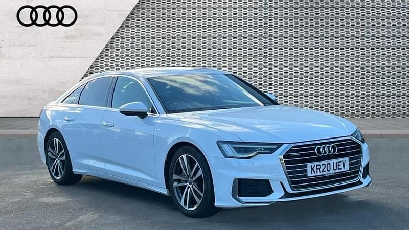White Used 2020 Audi A6 S-Line Sedan | £23,490 (A bit pricey) - Image 1/4