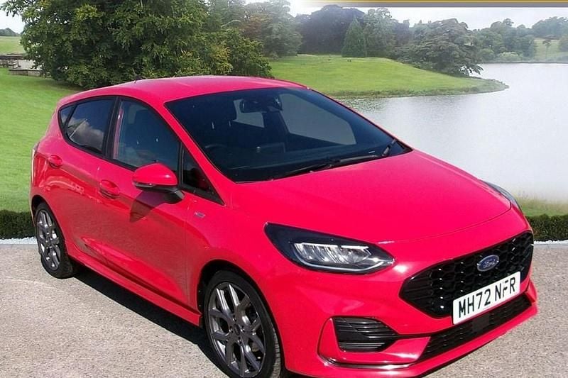 Used Ford Fiesta ST-Line 100 HP (73 kW) 2023 Red Hatchback