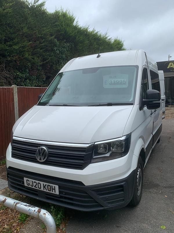 White Used 2020 VW Crafter Trendline Van | £33,995 - Image 1/4