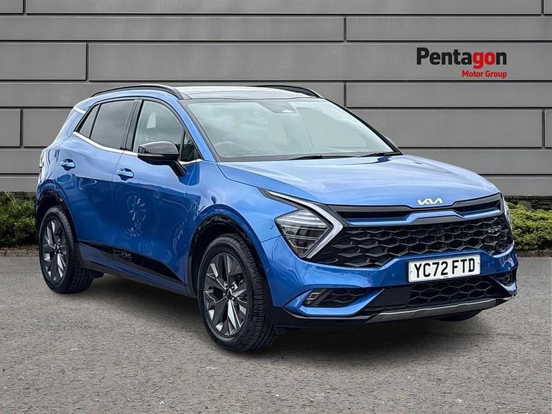 Blue Used 2022 Kia Sportage GT-Line S SUV | £26,450 (A bit pricey) - Image 1/4