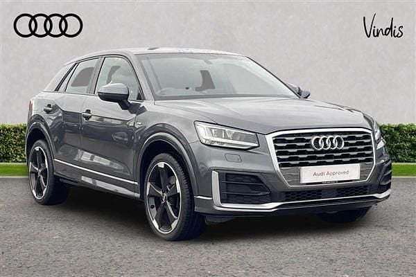 Grey Used 2018 Audi Q2 S-Line SUV | £15,776 (Fair price) - Image 1/4