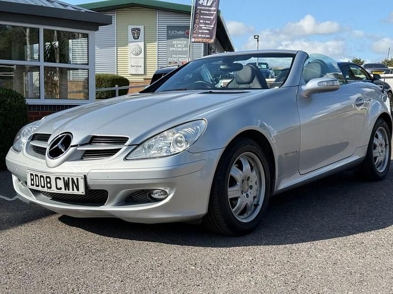 Used Mercedes SLK200 163 HP (119 kW) 2008 Silver Cabriolet