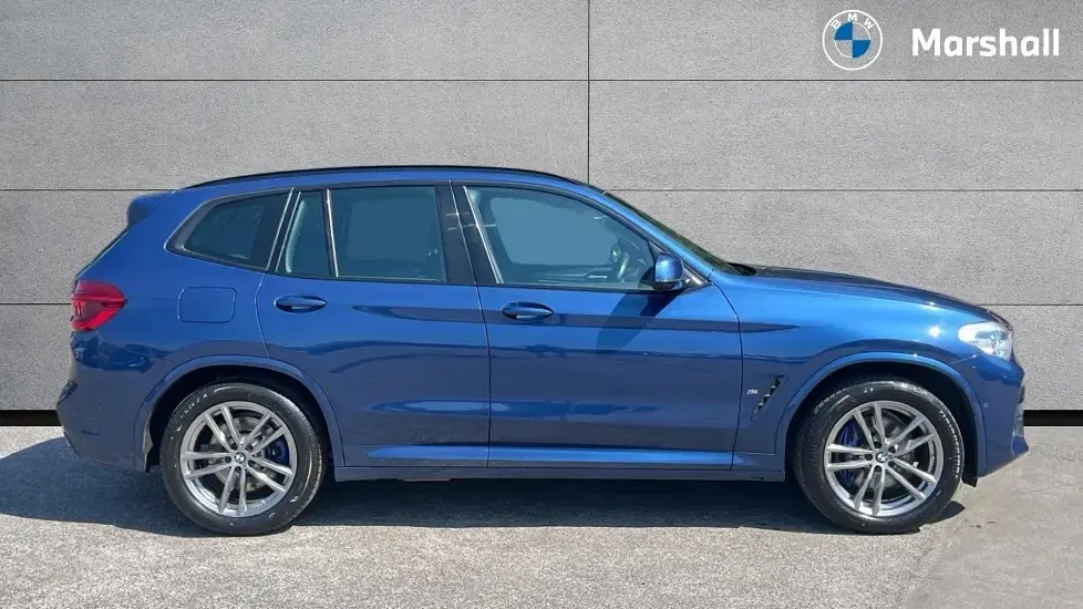 Used BMW X3 M Sport 292 HP (214 kW) 2021 Blue SUV