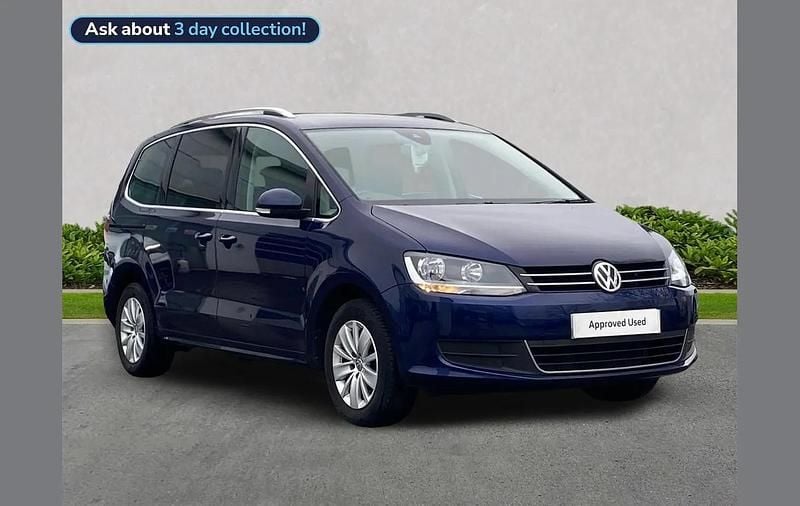 Used VW Sharan SE 147 HP (108 kW) 2021 Blue MPV