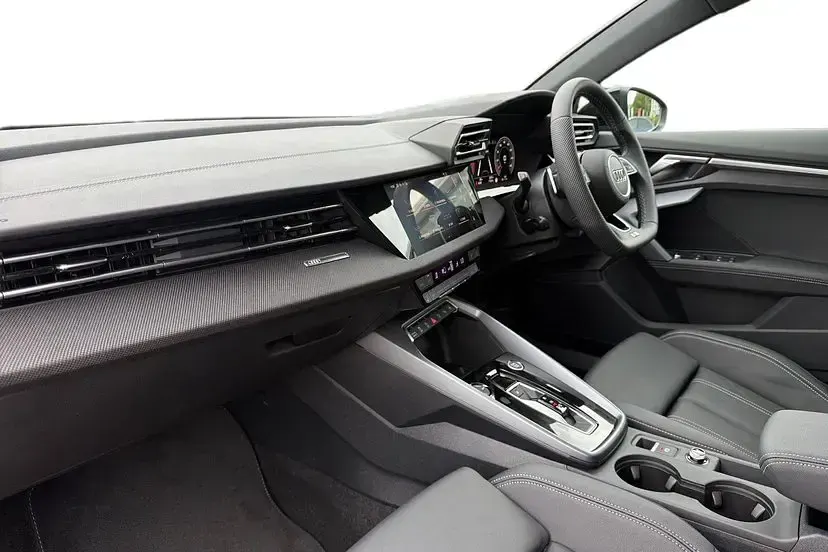 New Audi A3 Black Edition 148 HP (108 kW) 2026 District green
