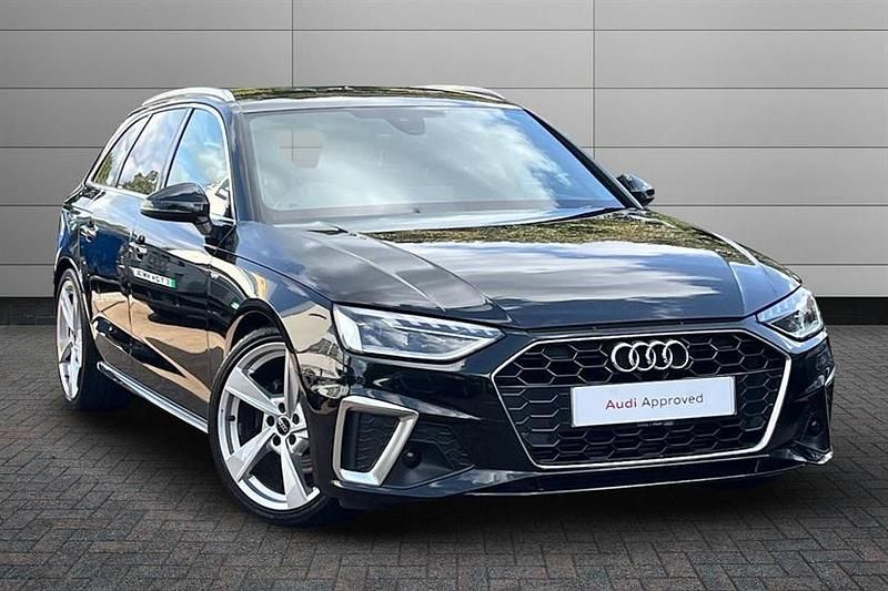 Mythos black Used 2024 Audi A4 S-Line Estate | £29,970 (A bit pricey) - Image 1/4