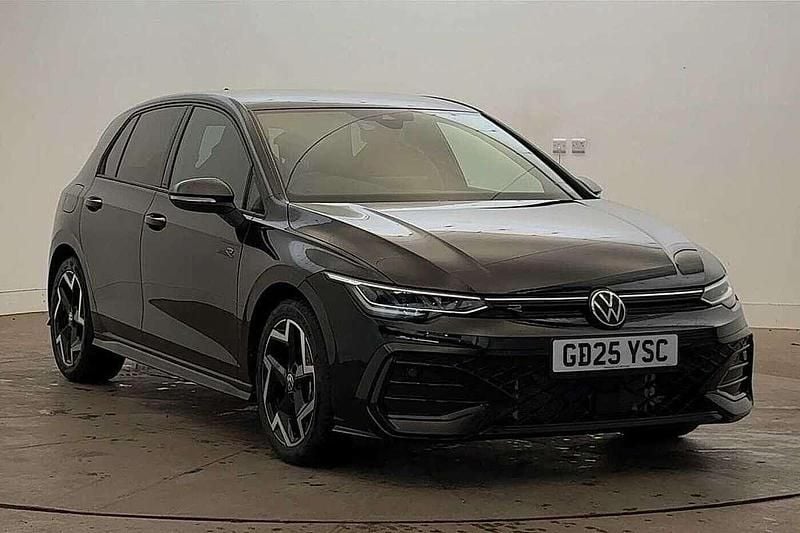 Black New 2025 VW Golf VIII R-line Hatchback | £29,747 (Super price) - Image 1/4