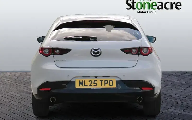 Used Mazda 3 Exclusive-Line 140 HP (102 kW) 2025 White Hatchback