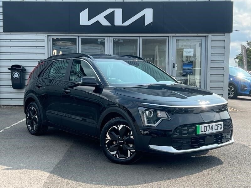 Midnight black Used 2024 Kia e-Niro 2 SUV | £23,995 (Expensive) - Image 1/4