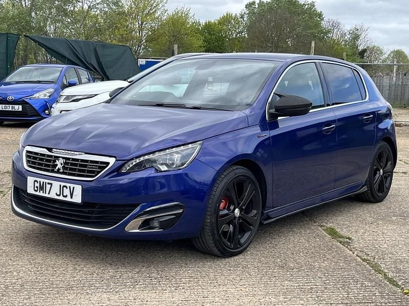 Used Peugeot 308 GT-line 2017 Blue Hatchback