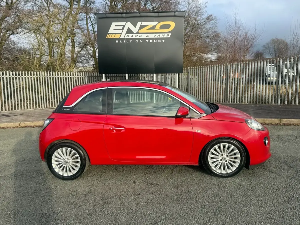 Used Vauxhall Adam Glam 70 HP (51 kW) 2015 Red Hatchback