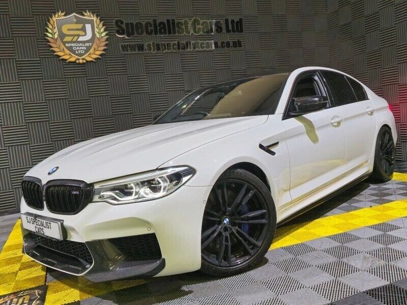 White Used 2018 BMW M5 Comfort Edition Sedan | £37,995 (Fair price) - Image 1/4