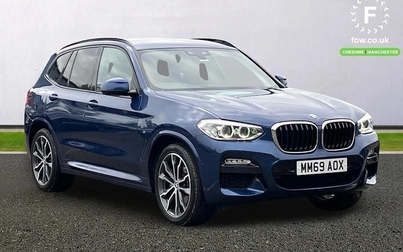 Blue Used 2019 BMW X3 M Sport SUV | £23,799 (Fair price) - Image 1/3