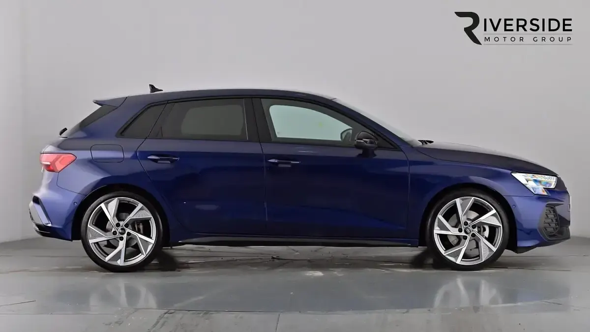 Used Audi A3 Sportback Black Edition 150 HP (110 kW) 2024 Ascari blue Hatchback