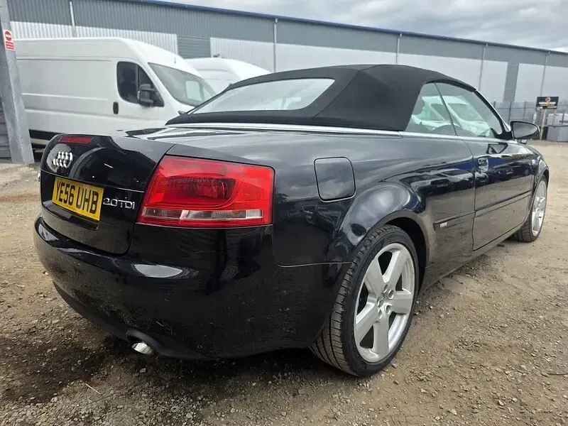 Used Audi A4 Cabriolet S-Line 2006 Black Cabriolet
