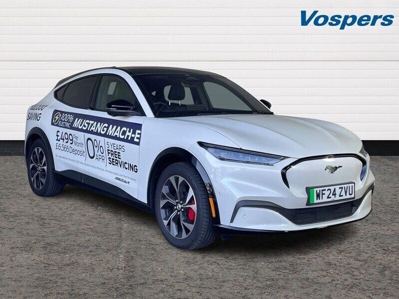 White Used 2024 Ford Mustang Mach-E Extended Range SUV | £39,250 (A bit pricey) - Image 1/3