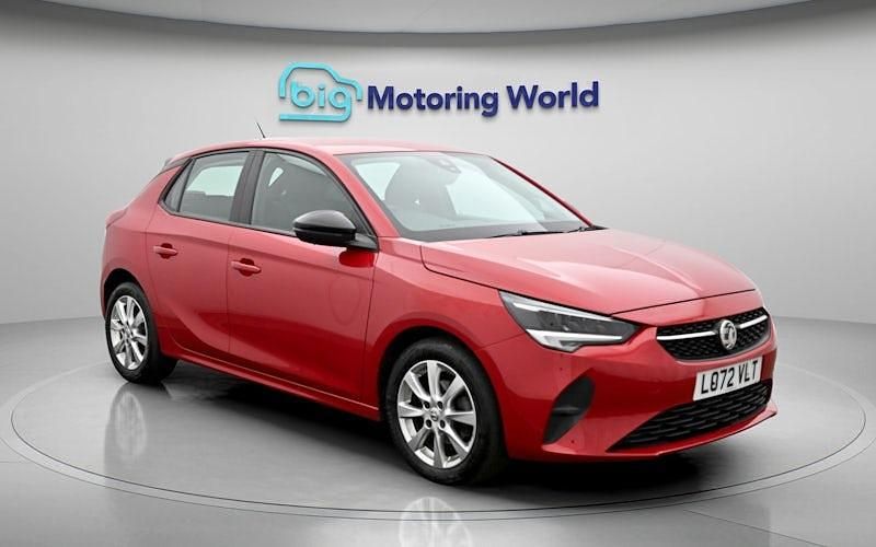 Used Vauxhall Corsa Design Edition 75 HP (55 kW) 2022 Red Hatchback