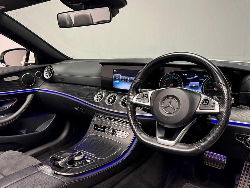 Used Mercedes E220 AMG line 194 HP (142 kW) 2017 White Cabriolet