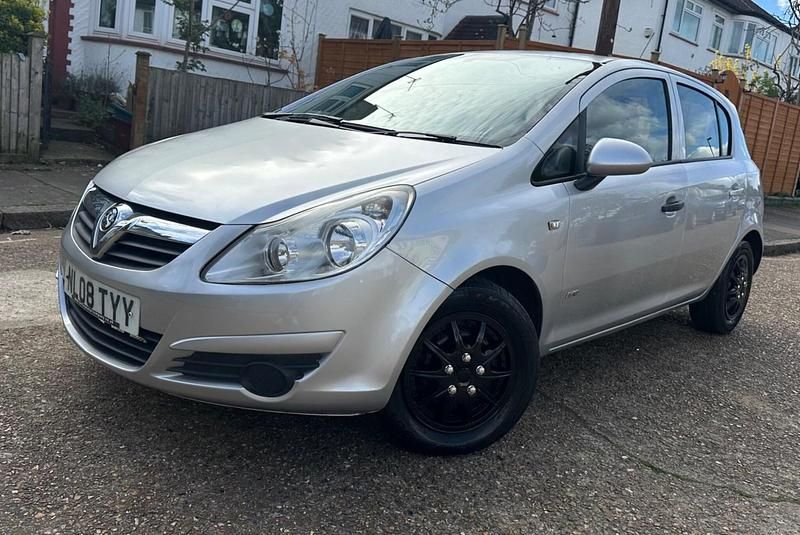 Used Vauxhall Corsa 80 HP (58 kW) 2008 Silver Hatchback