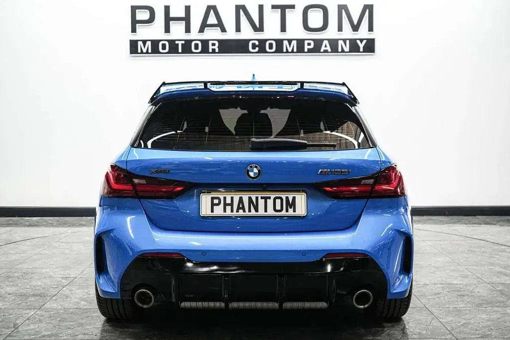 Used BMW M135 Comfort Edition 306 HP (225 kW) 2021 Blue Hatchback
