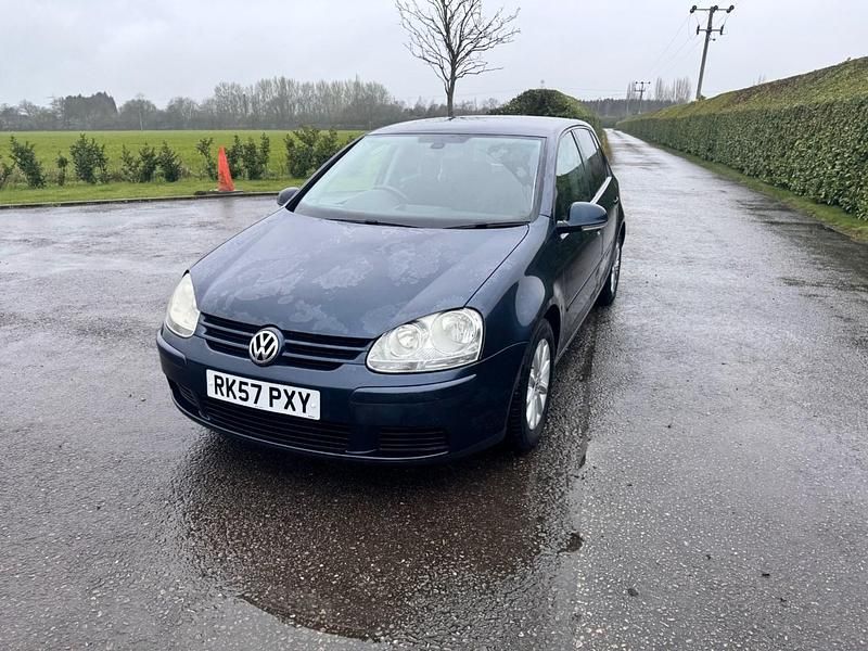 Used VW Golf V Match 105 HP (77 kW) 2007 Blue Hatchback